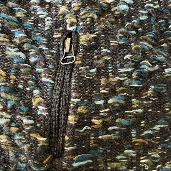 Anthropologie Moth Women Chunky Knit Cardigan Sweater Size S Wool Blend Boho - Picture 7 of 9